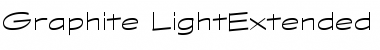 Graphite LightExtended Font