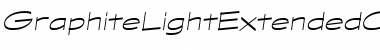 GraphiteLightExtended Oblique Font