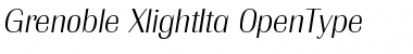 Grenoble-XlightIta Font