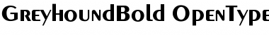 GreyhoundBold Regular Font