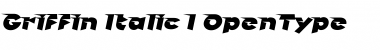 Griffin Italic Font