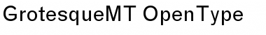 Download Grotesque MT Font