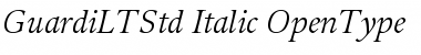 Guardi LT Std 56 Italic