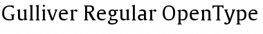 Gulliver-Regular Font