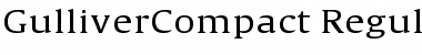 GulliverCompact Font