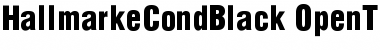 Hallmarke CondBlack Font