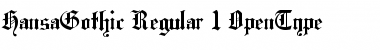 HansaGothic Regular Font