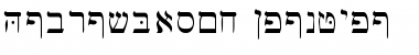 HebrewBasic Font