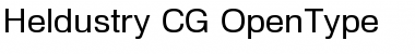 Heldustry CG Regular Font
