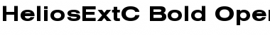 HeliosExtC Bold Font