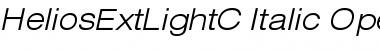 HeliosExtLightC Font