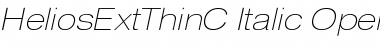 HeliosExtThinC Font