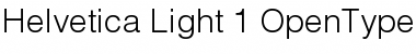 Helvetica Light