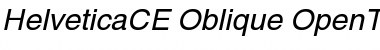 Helvetica CE Oblique