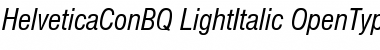 Helvetica Condensed BQ Font