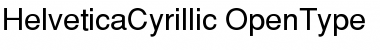 HelveticaCyrillic Regular