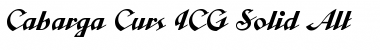 Download Cabarga Curs ICG Solid Alt Font
