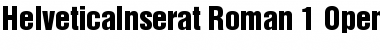 Helvetica Inserat Medium Font