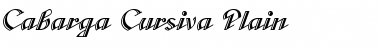 Download Cabarga Cursiva Font