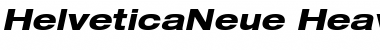 Helvetica Neue 83 Heavy Extended Oblique