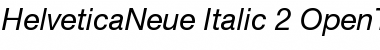 HelveticaNeue Font