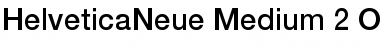 HelveticaNeue Font