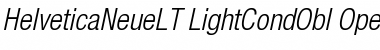 Helvetica Neue LT Font