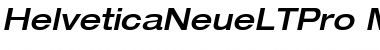 Helvetica Neue LT Pro 63 Medium Extended Oblique