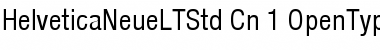 Helvetica Neue LT Std 57 Condensed