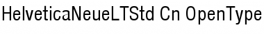 Helvetica Neue LT Std 57 Condensed Font