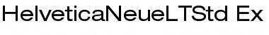 Helvetica Neue LT Std 53 Extended Font