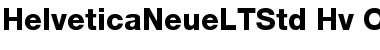 Helvetica Neue LT Std 85 Heavy Font