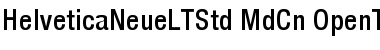 Helvetica Neue LT Std 67 Medium Condensed
