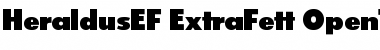 HeraldusEF-ExtraFett Font