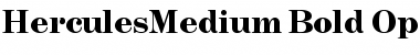 Hercules Medium Medium Bold Font