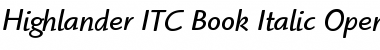 Highlander ITC Book Font