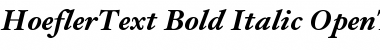 HoeflerText-Bold-Italic Font