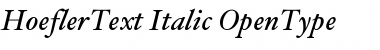 HoeflerText Italic