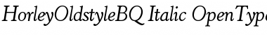 Horley Old Style BQ Regular Font