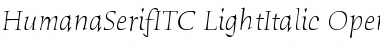 Humana Serif ITC Font