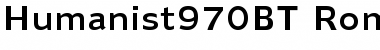 Humanist 970 Regular Font
