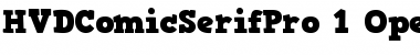 HVD Comic Serif Pro Regular Font