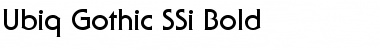 Ubiq Gothic SSi Font