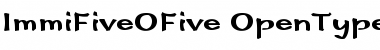 Immi Five O Five Font