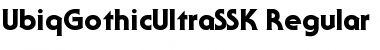 Download UbiqGothicUltraSSK Font