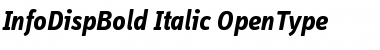 InfoDispBold Italic Font