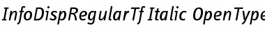 InfoDispRegularTf Font