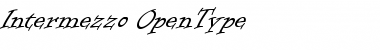 Intermezzo Regular Font