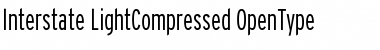 Interstate LightCompressed Font