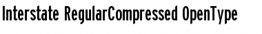 Interstate RegularCompressed Font